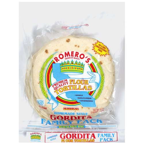 Romero's Gordita Family Pack Flour Homemade Style Tortillas, 39 oz