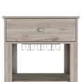 thumbnail image 3 of Gray Bar Cart with 8 - Glass Stemware Rack | Ideal for Wine Tasting Events | Enhances the Wine - serving Experience, 3 of 5