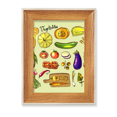 thumbnail image 1 of Vegetables Eggplant Pumpkin Ginger Desktop Wooden Photo Frame Display Picture Art Painting Multiple Sets, 1 of 3