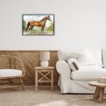 thumbnail image 3 of Stupell Industries Rustic Lodge Majestic Horse in Pastoral Landscape Black Framed Giclee Art, 18 x 12, by Creative Studio, 3 of 8