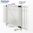 thumbnail image 3 of 5ft H x 4ft W (1 Gate) No Dig WamBam Windsor Gate Kit, BL19108, 3 of 4