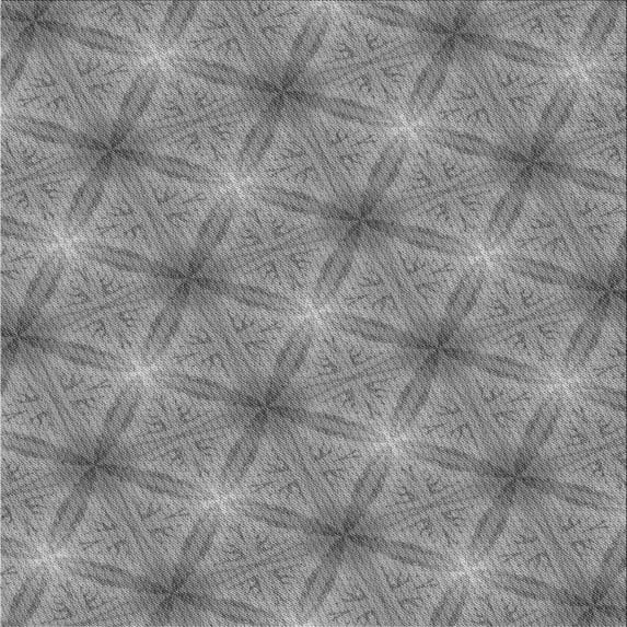 Ahgly Company Indoor Square Patterned Smokey Gray Area Rugs, 8' Square