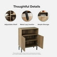 thumbnail image 5 of Uboti Sideboard Buffet Cabinet with Fluted Panel Doors and 2 Drawers, Adjustable Shelves for Kitchen, Living Room, Hallway, Entryway (Single), 5 of 8