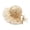 Beige, variant on Girls Sun Hat with Wide Brim for Baby Toddler Summer Outdoor Beach Floppy Visor Cap,Size 2-7 Years