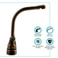 thumbnail image 4 of Dura Faucet Classical Hi-Rise RV Kitchen Faucet - Oil Rubbed Bronze, 4 of 5