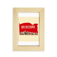 thumbnail image 1 of China Red Education Propaganda Follow Desktop Display Photo Frame Picture Art Painting 5x7 inch, 1 of 3