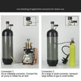 thumbnail image 4 of Adaptador De Llenado Rápido, Fácil Instalación, Rosca G5/8, Adaptador De Estación De Llenado De Amplia Compatibilidad Para Tanque De Aire HPA CO2, 4 of 7