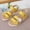 Yellow, variant on Girls Sandals Flower Decor Hook And Loop Sandals Breathable Rubber Soft Sole Sandals Toddler Summer Shoes For Girls Summer Beach Shoes White US:7/18-24 Months