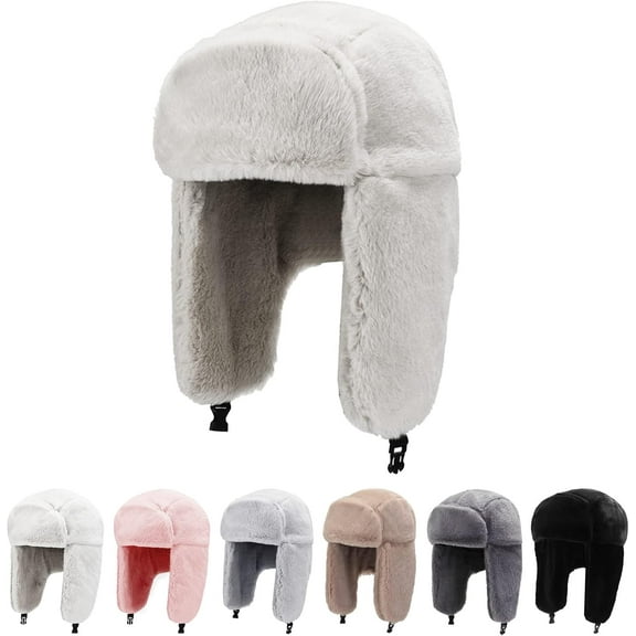 YooGuoGuo Winter Hats for Men Womens Winter Hats Ushanka Trapper Hat with Earflaps Warmer for Adult Boys Girls