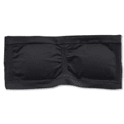 Maidenform BLACK Little Girls & Big Girls Seamless Bandeau Bra, US Small (6/6X)