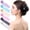 (Medium) Transparent, variant on 6 count Womens Classic Duckbill Clips Side Slide Firm Grip Barrettes Girls Beauty Accessory Plastic Pin Hailip Clamps Beautiful Hair Decor, Medium Transparent Multicolor