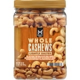 Lightly Salted Whole Cashews, 33 oz.