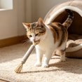 thumbnail image 5 of AuroraX Silvervine Cat Chew Wand Natural Sisal Rope Cat Wand Durable Non-Toxic Teeth Cleaning Long Lasting Interactive Cat Toy for Boredom Relief Brown, 5 of 6