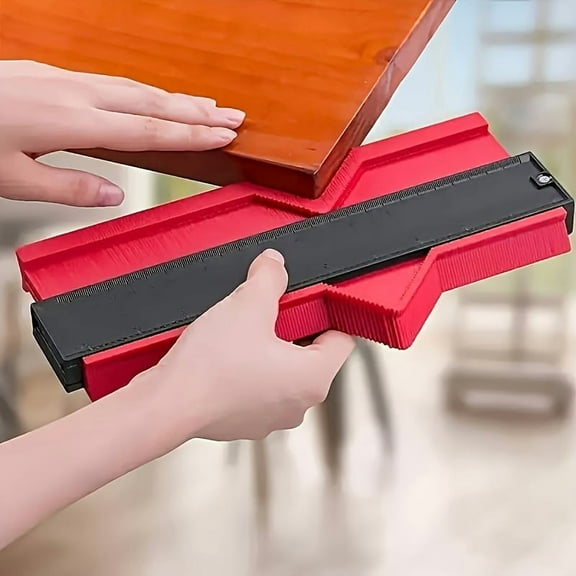 Adjustable Contour Gauge – 5/10 Inch Profile Copy Tool with Lock for Precise Shape Duplication on Carpets, Tiles & Wood Projects