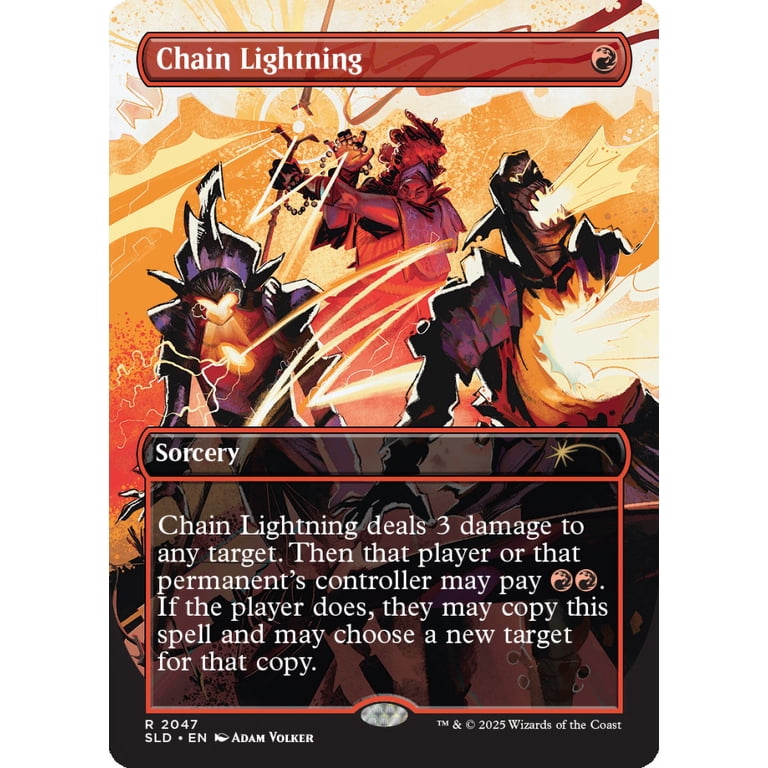 Magic the Gathering Secret Lair Everything Is On Fire (Foil