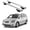 Silver, variant on ERKUL Roof Rack Cross Bars for Honda Odyssey 2005-2010 | Aluminum Crossbars with Anti Theft Lock for Rooftop | Compatible with Raised Rails - Black