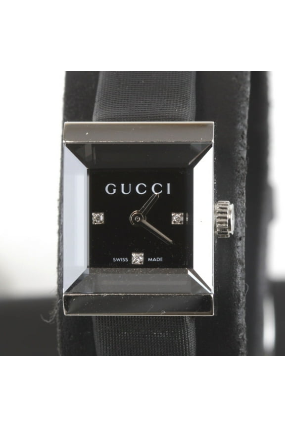 Pre-Owned GUCCI 3P Diamond Quartz 128.5 Watch Ladies (Good)