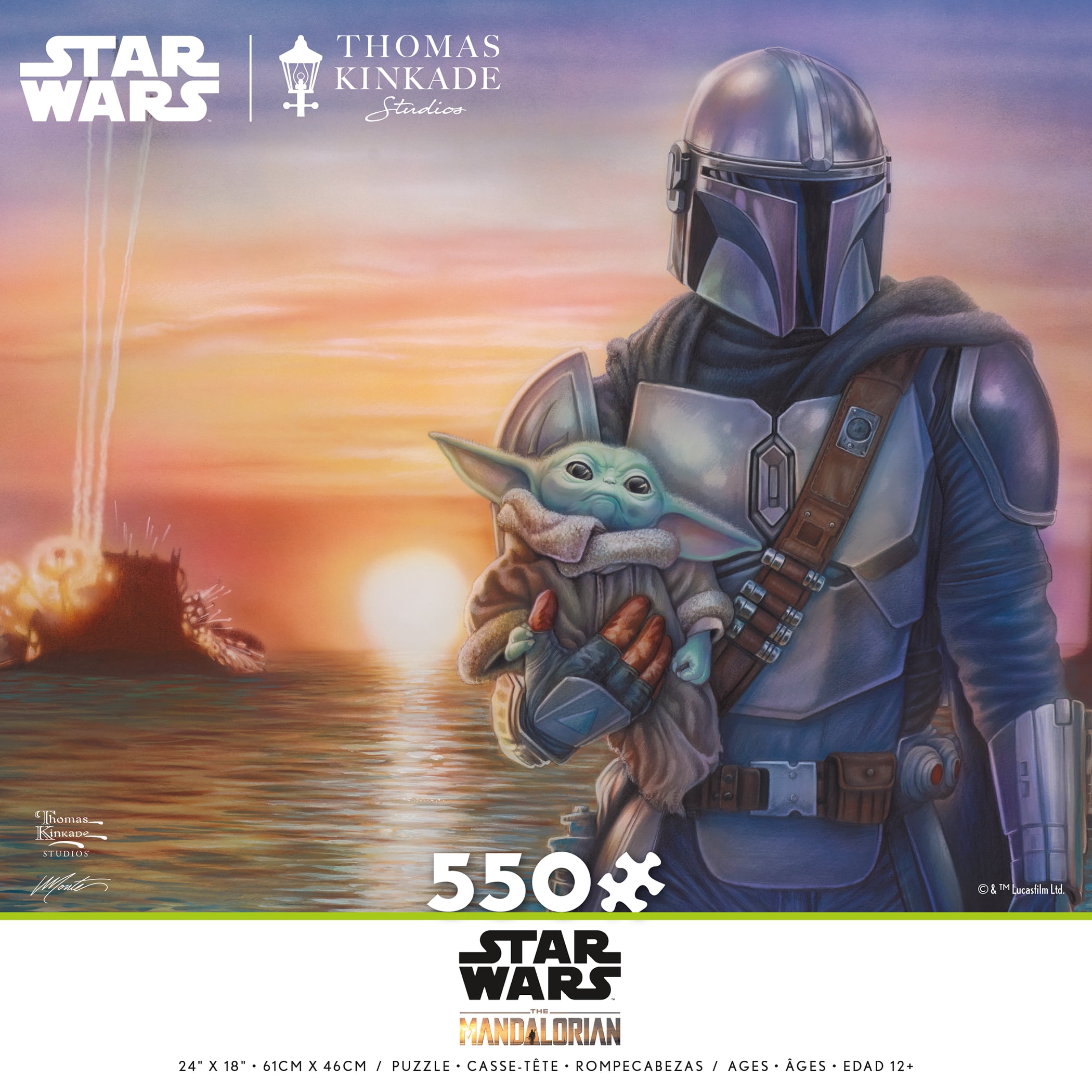 Ceaco - Thomas Kinkade - Mandalorian - A New Direction - 550 Piece Interlocking Jigsaw Puzzle