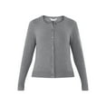 thumbnail image 5 of Time and Tru Women’s Fine Gauge Cardigan Sweater, Lightweight, Size XS-XXXL, 5 of 5