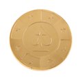 thumbnail image 2 of 1x Metal Poker Guard Card Protector Moneda Chip Chapado en oro Regalo coleccionable D Zulema Fichas de póker, 2 of 8