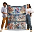 thumbnail image 3 of Personalized Blankets and Throws Photo Blanket Customized Using My Own Photos Customized Blanket Collage Blanket Customized, 3 of 6