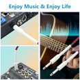 thumbnail image 4 of 6.35mm Instrument Cable, High Tensile Strength Straight 10ft Anti Interference 1/4 Inch Instrument Cable Better Conductivity  for Electronic Drums, 4 of 7
