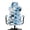 Blue Vintage Flowers, variant on XYZCANDO Bald Eagle Gaming Chair Cover Stretchy Stretchable Elastic Gaming Chair Protective Cover from Cats Personalization Chair Protector Suitable for Most Game Chairs