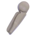 thumbnail image 4 of Passenger Side Seat Release Handle Beige for Mercedes Benz GL450 GL320 GL550 2007-2012, 4 of 6