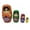 Orange, variant on yotijay 4 Piece Russian Nesting Dolls Dolls Traditional Handmade Wooden Toys, Stackable, blue