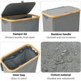 thumbnail image 7 of HBlife 63L Slim Laundry Hamper with Lid and Inner Removable Bag, Gray, 7 of 7