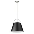 thumbnail image 6 of 1 Light Pendant Frame Finish Matte Black + Brushed Nickel, 6 of 6