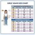 thumbnail image 4 of FEDPOP Girls Wide Leg Baggy Jeans, High Waisted Denim Pants with Pockets, Casual Y2K Loose Trousers for Kids, Blue, 8-14Y, 4 of 7