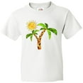 thumbnail image 3 of Inktastic Palm Trees with Cute Smiling Sun Youth T-Shirt, 3 of 5