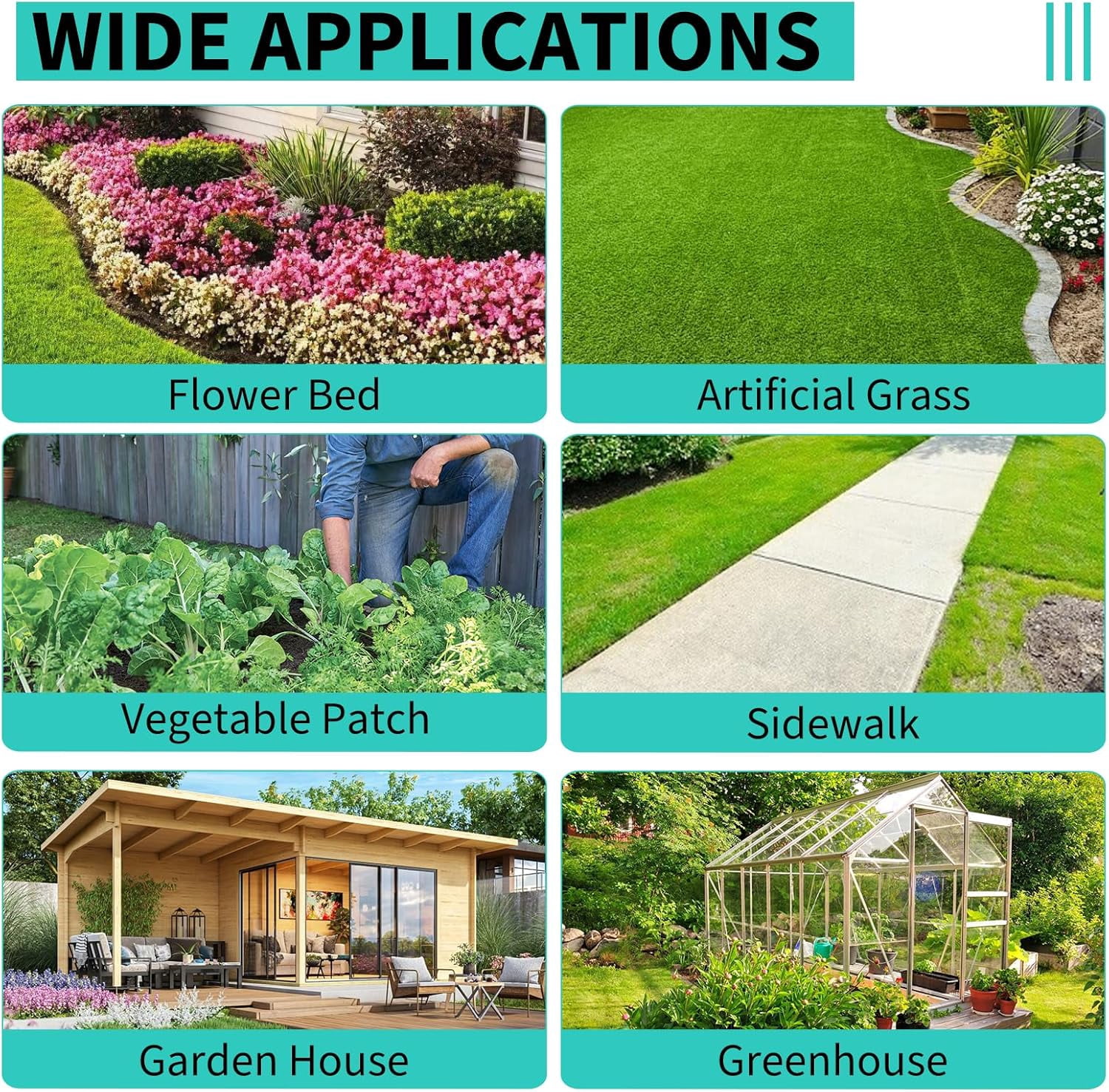 Riedhoff Weed Barrier Fabric 3' x 300', 2.4 oz, Black