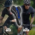 thumbnail image 3 of Asiento Gel Deportivo JAMER ULTRA Prostático Para Bicicleta Mtb Azules, 3 of 6