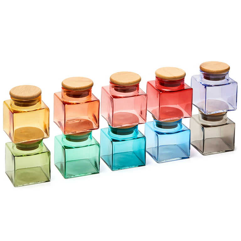 Kitchen  3 Pack Glass Spice Jars Set 32oz 95ml Mini Spice Jar