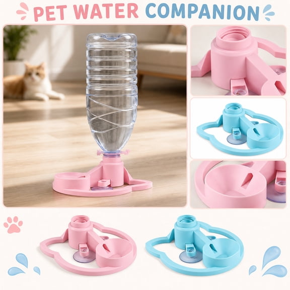 Pet Water Fountain No Filter Automatic Cat Water Dispenser for Small Dogs Small Cats Indoor Fresh Flow Dog Water Sculpted Piece Plastic Water Feeder for Pets Home Use Pet Drinking