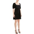 thumbnail image 4 of BCBG Paris Women's Knit Eyelet Sleeve Dress, 4 of 9