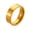 Gold 6mm, variant on Womens Stainless Steel Fashion Ring, Simple Style, Gold Electroplated Finish, Flat Round Design, Durable and Elegant Everyday Jewelry