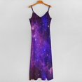 thumbnail image 5 of A Purple And Blue Nebula Sleeveless Dress Dresses Women Summer Women's Summer Clothing, 5 of 9