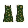 thumbnail image 7 of Fotbe Hohey Bee Pattern Women’s Summer Tank Midi Dress – Sleeveless A-Line Dress, Floral T-Shirt Dress, Casual Flowing Beach Sundress, 7 of 7