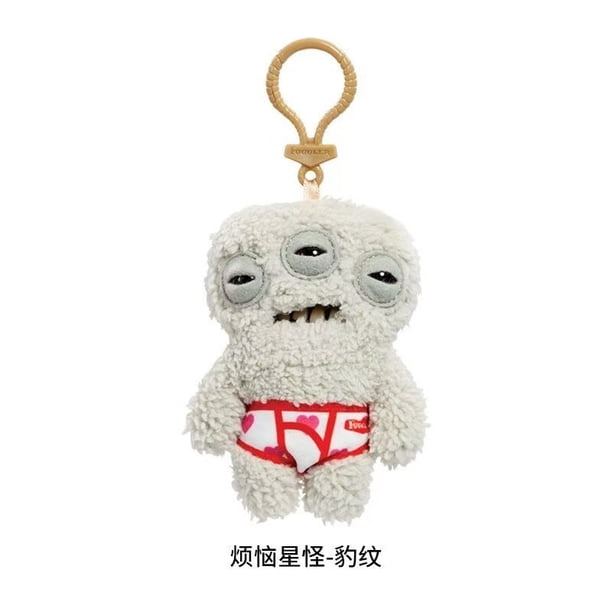 Fugg*ler Divertidos juguetes de peluche o llaveros de monstruos feos Kawaii Fuggler Conejos de peluche lindos...
