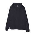 thumbnail image 4 of Breezora Womens Lightweight Oversized Hooded Spring Jacket Thin Layer Outerwear Plus Size XXL Size Black, 4 of 5