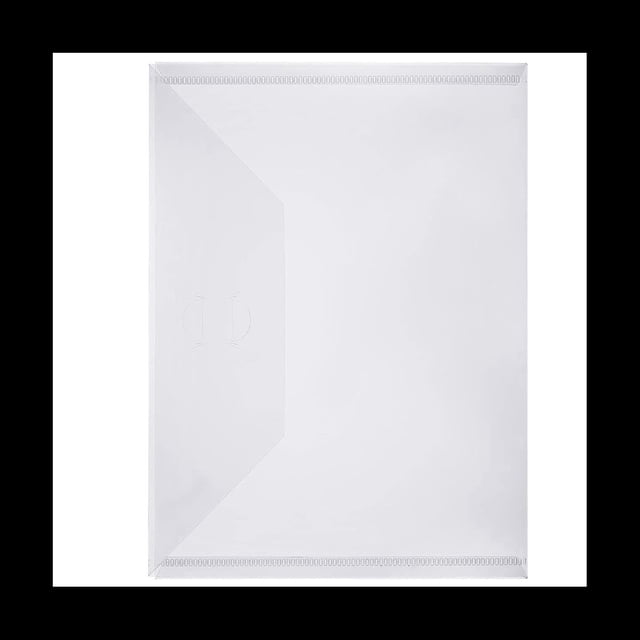 21 Bolsas de Almacenamiento Transparentes para Sellos y Troqueles, Bolsa de Almacenamiento Troquelada, Sobres de Almacenamiento para áLbumes de Recortes (5 X 7 Pulgadas)