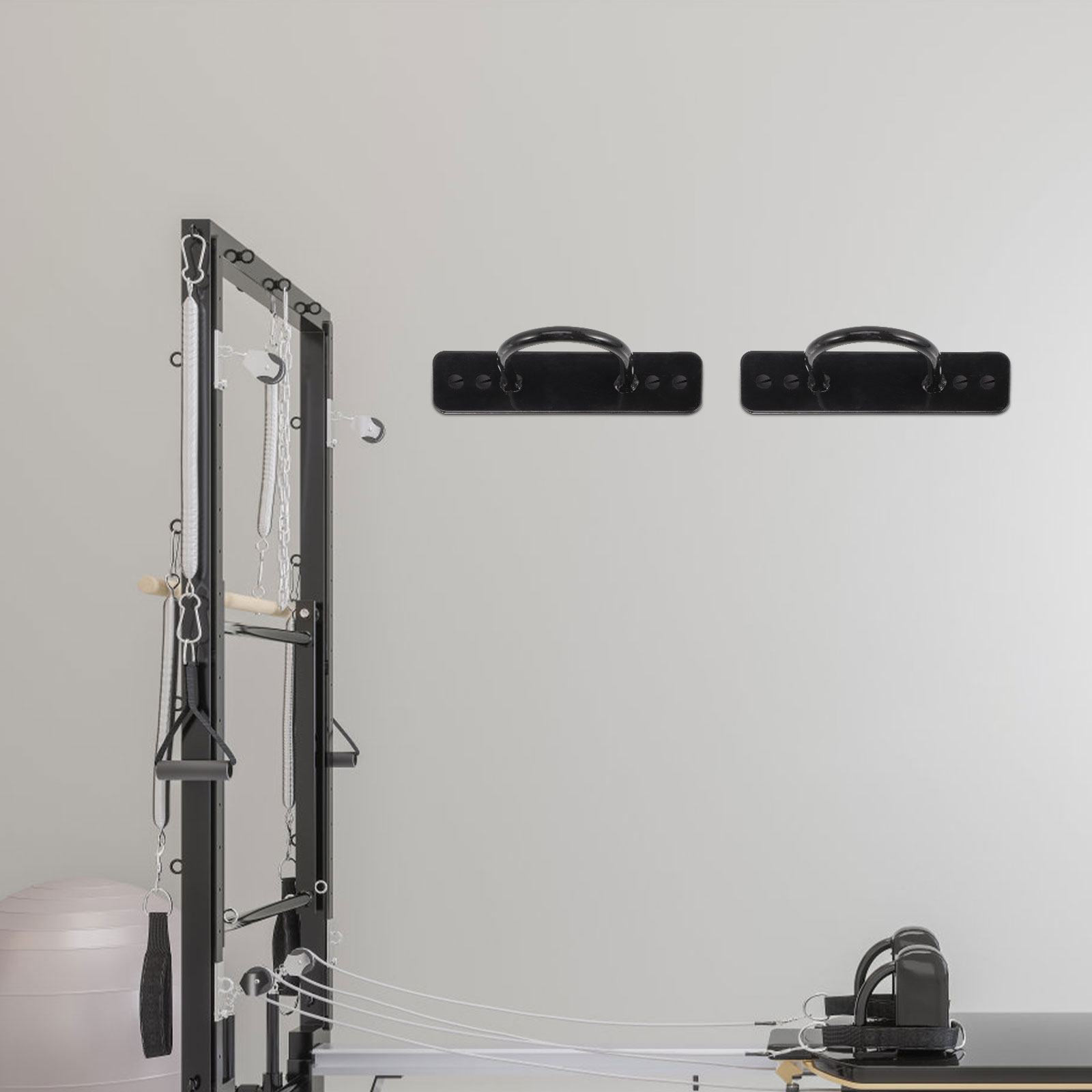 CTUVBIN Wall Ceiling Mount Bracket For Suspension Strap Trainer 2800lb Capacity Body Weight Strength Training Systems Aerial Yoga Swing Resistance Band H