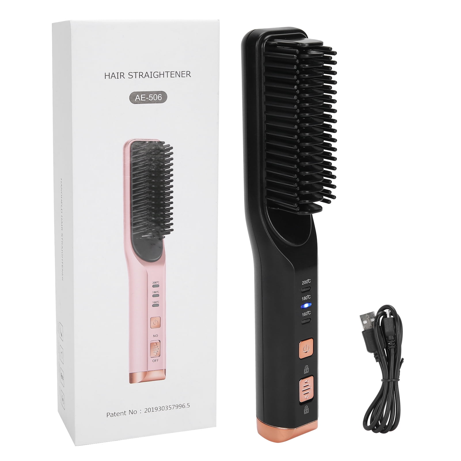 George hair straightening brush hotsell