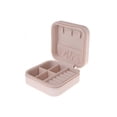 thumbnail image 3 of Topumt PU Leather Storage Box Earrings Ring Necklace Jewelry Box Zipper Storage Organizer Display Case, 3 of 6