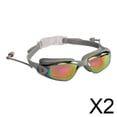 thumbnail image 1 of Gafas de natación DYNWAVEMX protección tapones para los oídos Antivaho gris, 1 of 8