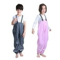 thumbnail image 5 of SDJMa Kids Waterproof Suspender Rain Pant Lightweight Windproof Outdoor Rain Bib, 5 of 9
