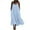 Sky Blue, variant on Summer Clearance! Zpanxa Womens Summer Maxi Dress Solid Casual Boho Sleeveless Spaghetti Strap Smocked Tiered Long Beach Sun Dresses Yellow L